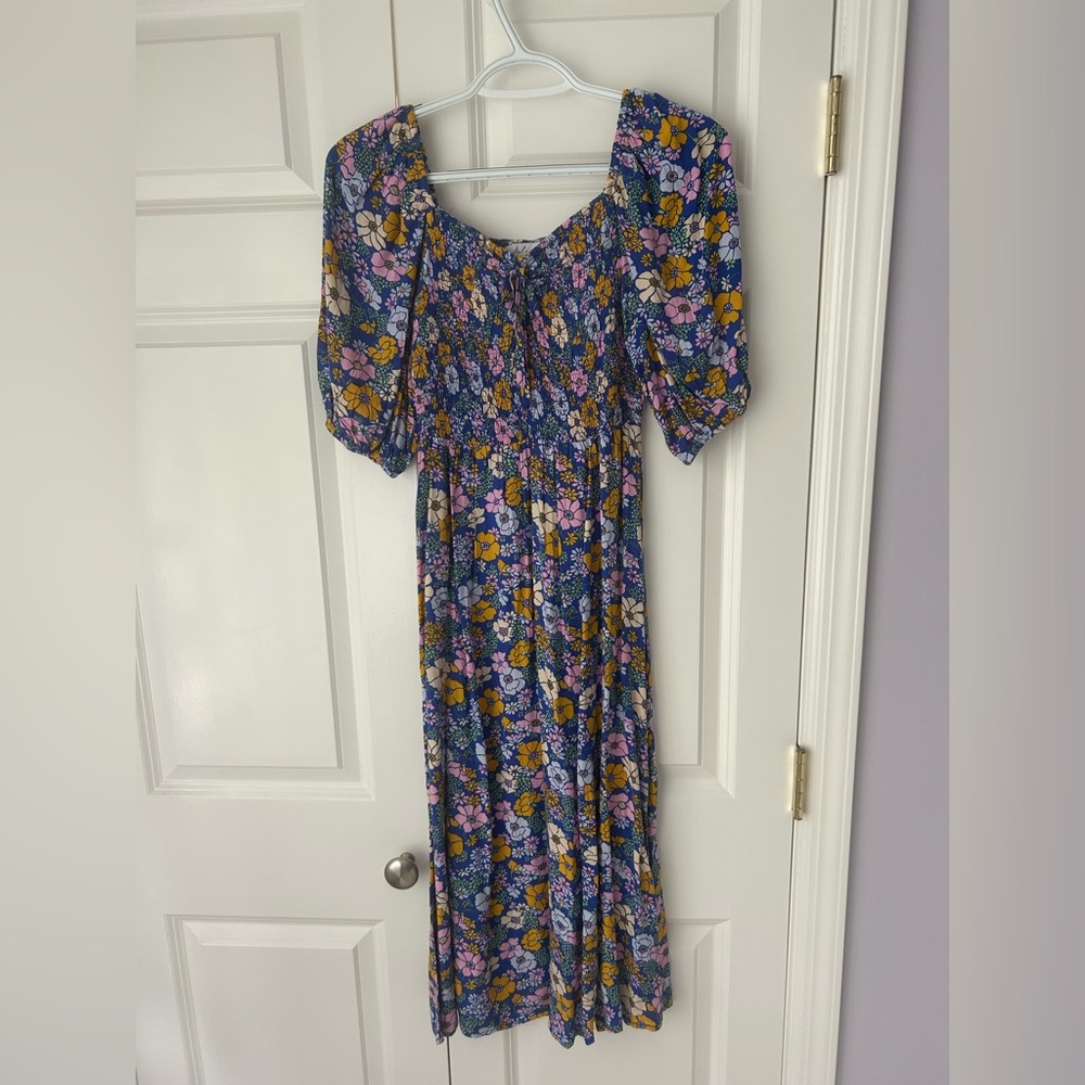 PETAL & PUP FLORAL MIDI DRESS - size small